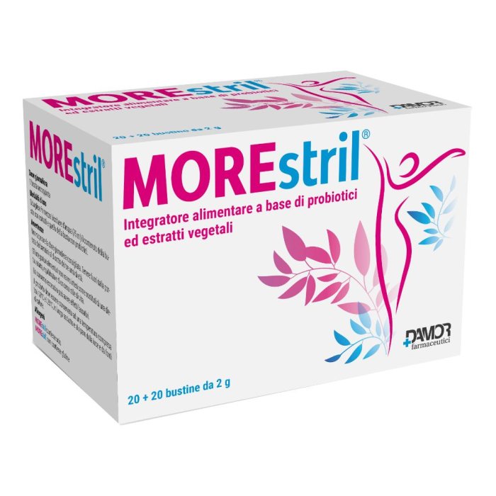 Sandoz MOREstril Integratore Alimentare Menopausa 20 + 20 Bustine Da 2 g