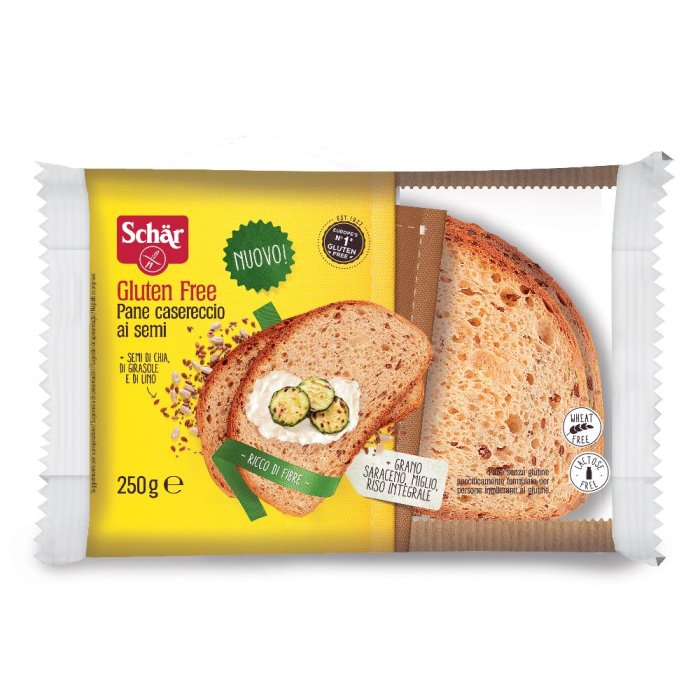 Dr.schar Schar Pane Casereccio Ai Semi 250 G Senza Glutine