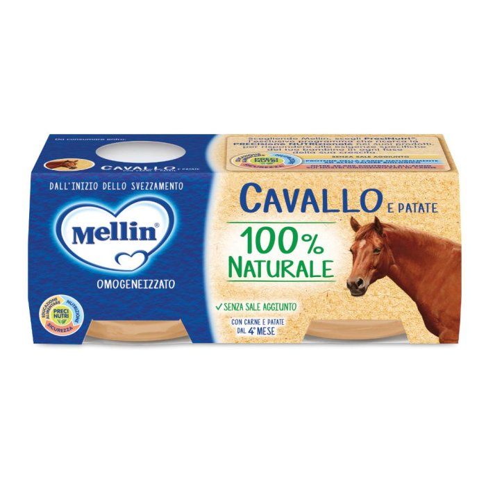 Mellin Omogeneizzato Cavallo 4 X 80 G