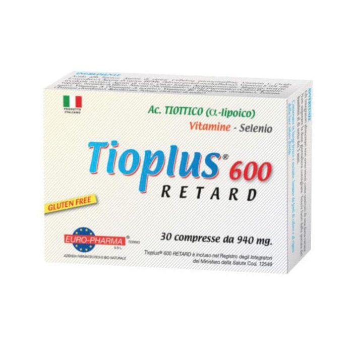Euro-pharma Tioplus 600 Retard 30 Compresse