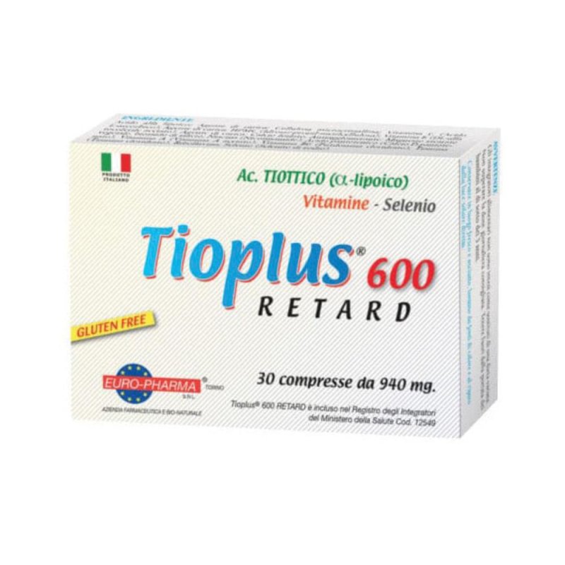 Euro-pharma Tioplus 600 Retard 30 Compresse