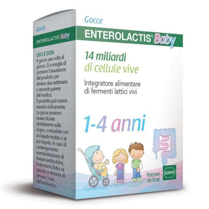 Enterolactis Baby Gocce 8 Ml