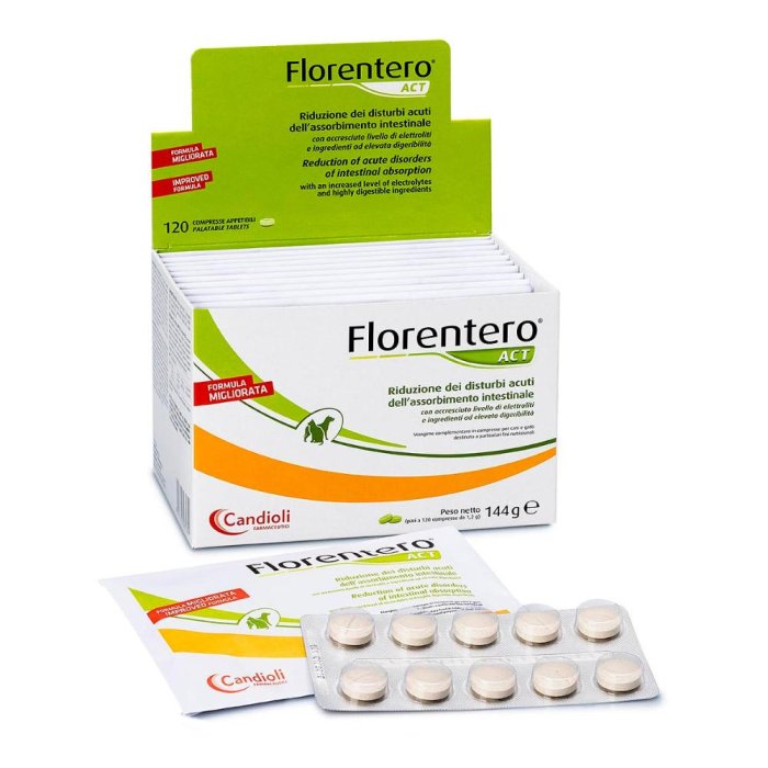 Florentero Act 120 Compresse Mangime Complementare Per Cani E Gatti