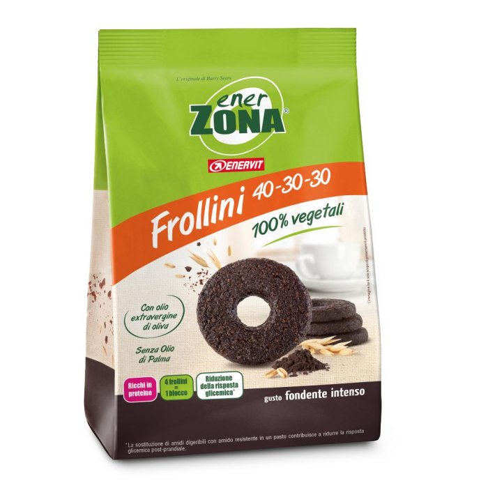 EnerZona Frollini Fondente Intenso biscotti proteici 250 g