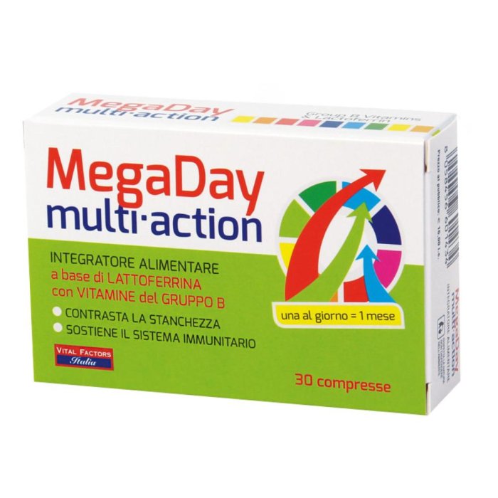 Vital Factors Mega Day Multiaction Integratore Sistema Immunitario 30 Compresse