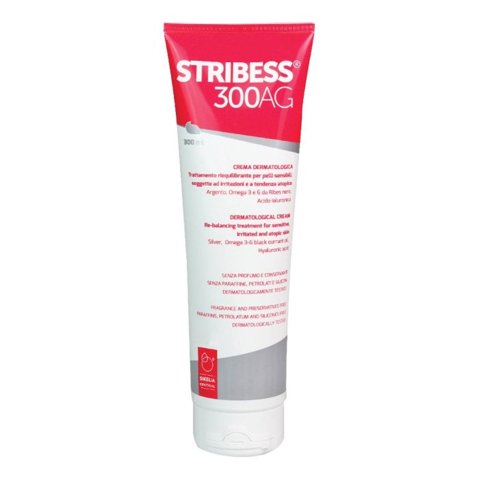 Stribess Crema Dermatologica 300 AG Lenitiva e Protettiva per Pelle Irritata e Sensibile