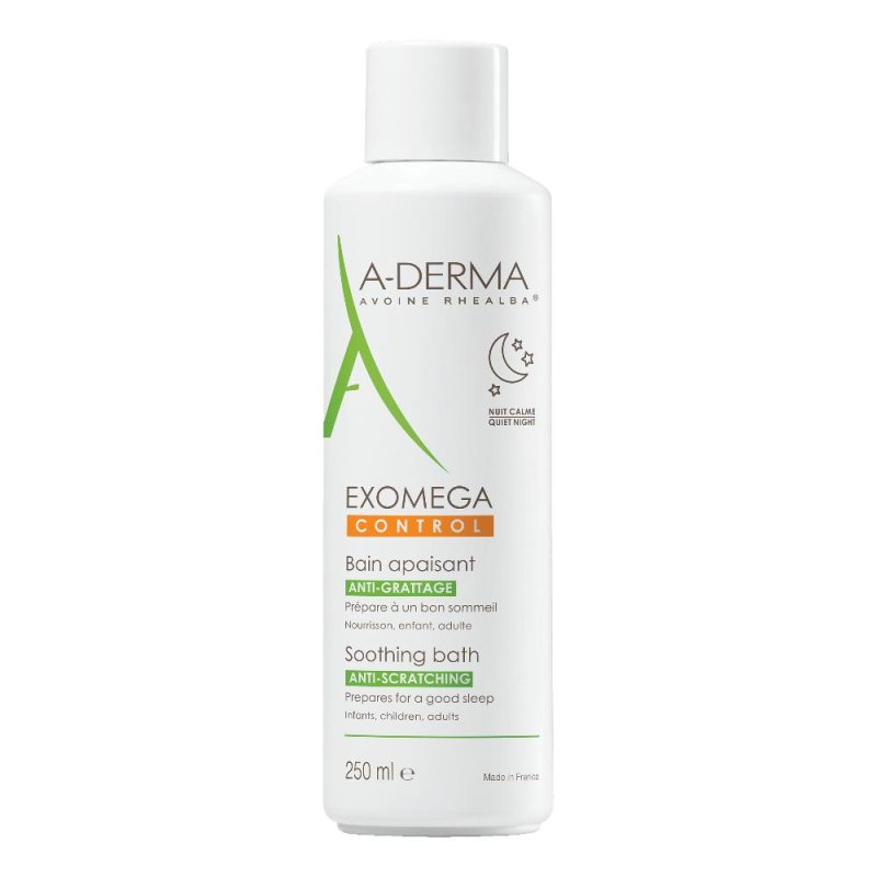 A-Derma  Exomega Pelli Secche Control Bagno Lenitivo Anti-Prurito 250 ml