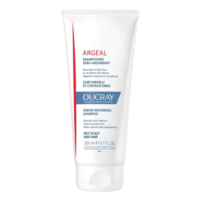 Ducray Argeal Shampoo Sebo-Assorbente Capelli Grassi 200ml
