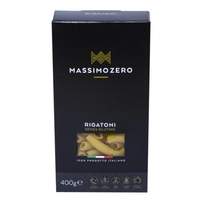 Massimo Zero Alimenti senza Glutine Rigatoni Pasta Secca 400 g