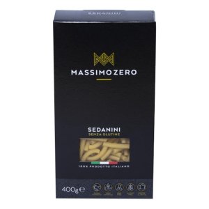 Massimo Zero Alimenti senza Glutine Sedanini Rigati Pasta Secca 400 g