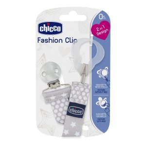 Chicco (artsana) Chicco Clip Fashion Neutra Per Ciuccio