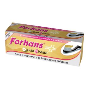 Forhans Gold4White Dentifricio Gel Effetto Sbiancante 75 ml