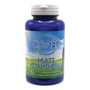 Life 120 Multivitamineral Integratore Alimentare 45 Compresse