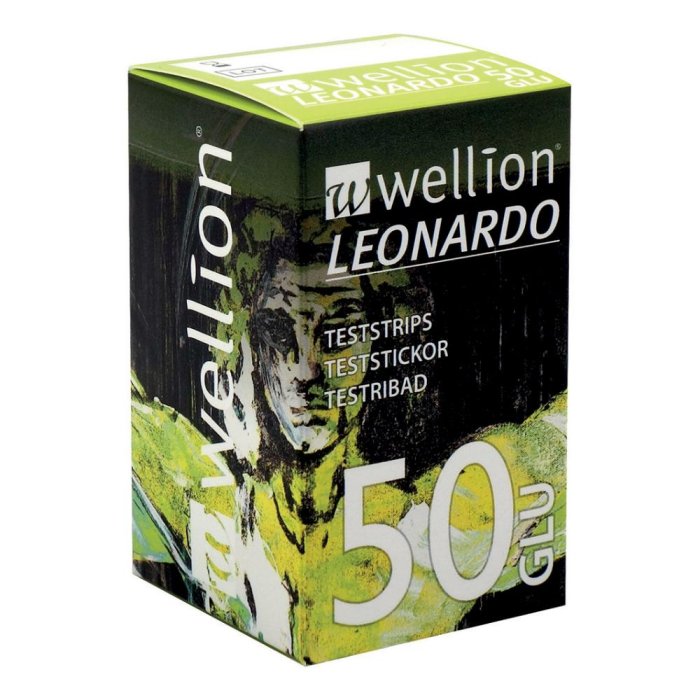 WELLION LEONAR STRIPS 50 GLIC