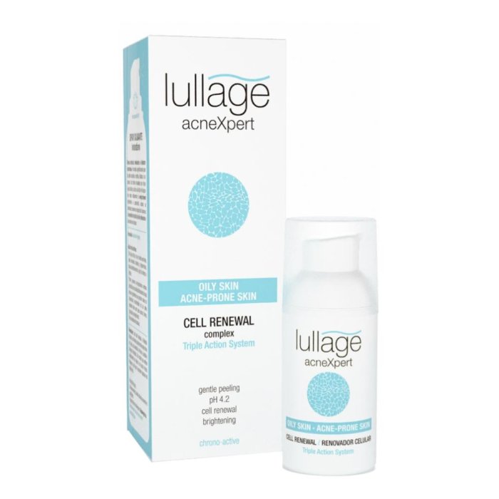 Lullage rinnovatore cellulare – trattamento viso esfoliante e rinnovante AcneXpert