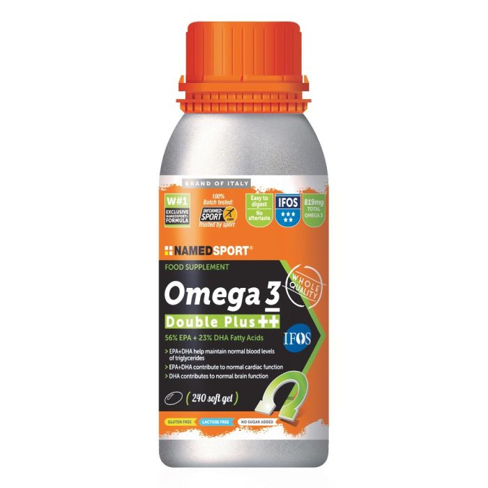 Named Omega 3 Double Plus Integratore Sport 240 Capsule
