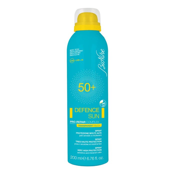 Bionike Defence Sun Spray Transparent Touch Spf 50+ 200 Ml