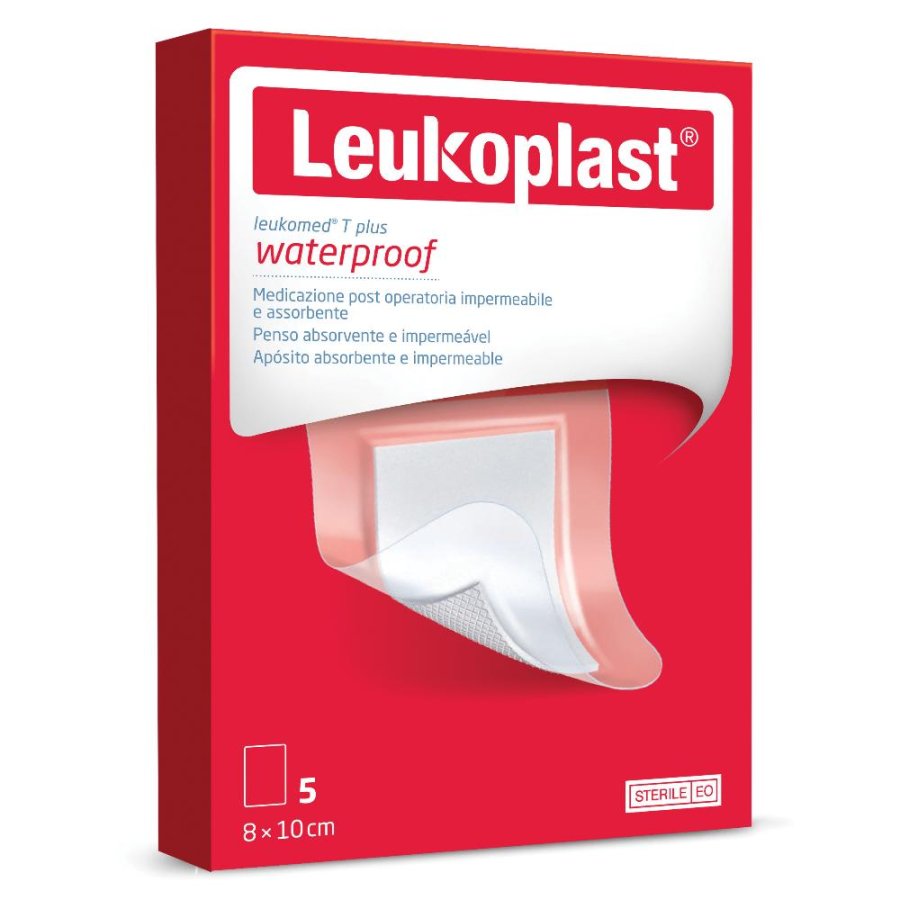 Medicazione Post-operatoria Leukomed T Plus Trasparente Impermeabile 8 X 10 Cm