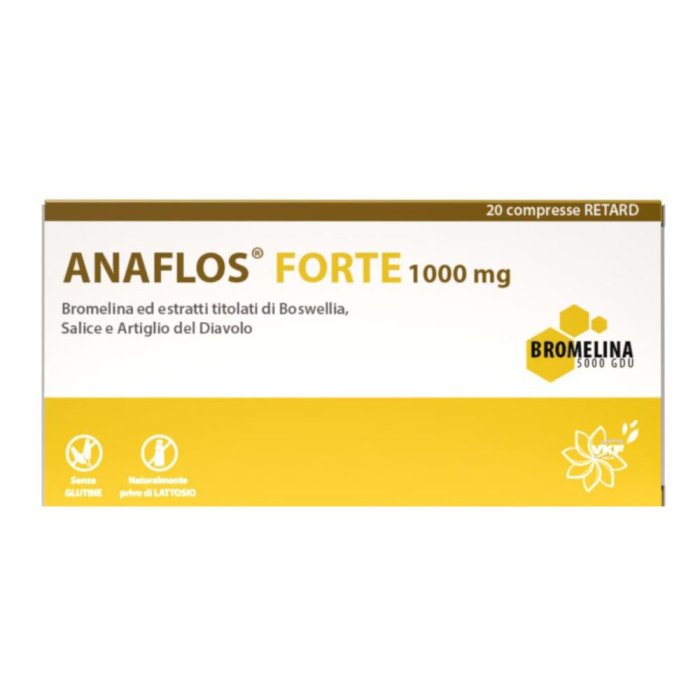 Anaflos Forte 1000 mg Funzionalità Articolare 20 Compresse