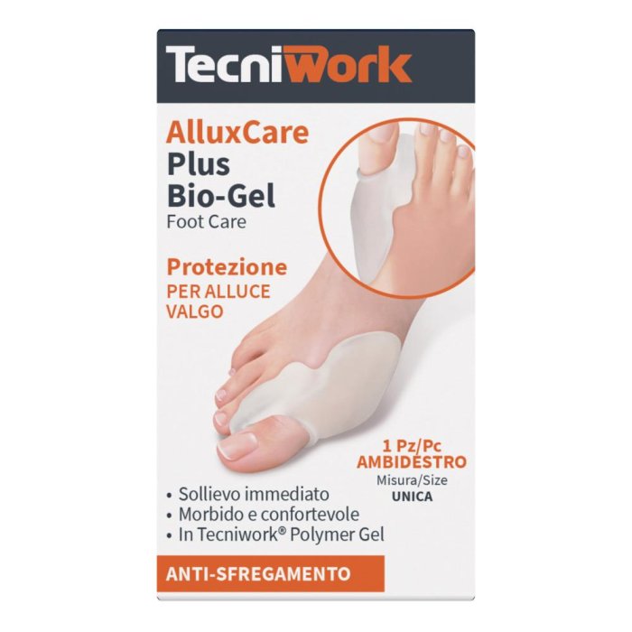 Tecniwork Bio-Gel Alluxcare Plus Divaricatore E Protettore Per Alluce 1 Pezzo