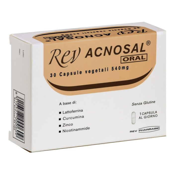 Rev Pharmabio  Anti-acne Acnosal Oral Integratore Alimentare 30 Capsule