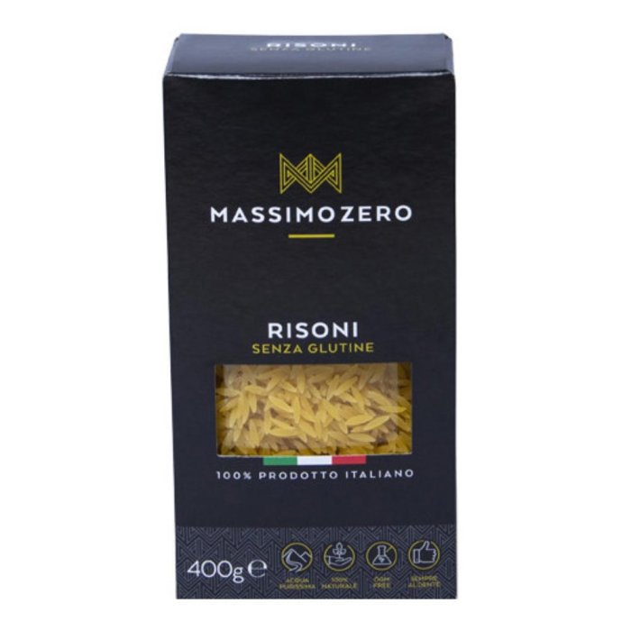 Massimo Zero Alimenti senza Glutine Risoni Pasta Secca 400 g