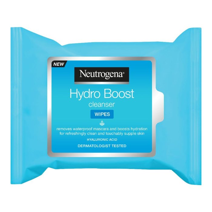 Neutrogena Hydro Boost Cleanser Salviette Struccanti 25 Pezzi