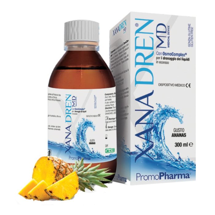 PromoPharma Xanadren Ananas Integratore Drenante 300 ml