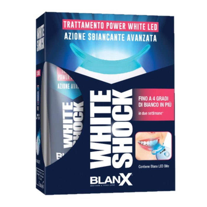BlanX White Shock Trattamento Sbiancante 30 ml + Mascherina Led Bite