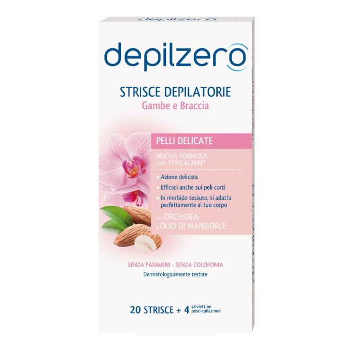 Depilzero Strisce Depilatorie Gambe E Braccia 20 Pezzi