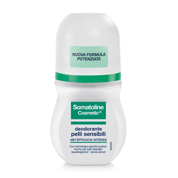 Somatoline Cosmetic Deodorante Roll On Pelle Sensibile 48H 50ml