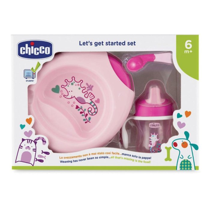 Chicco (artsana) Chicco Set Pappa 12 Mesi+ Rosa All You Need