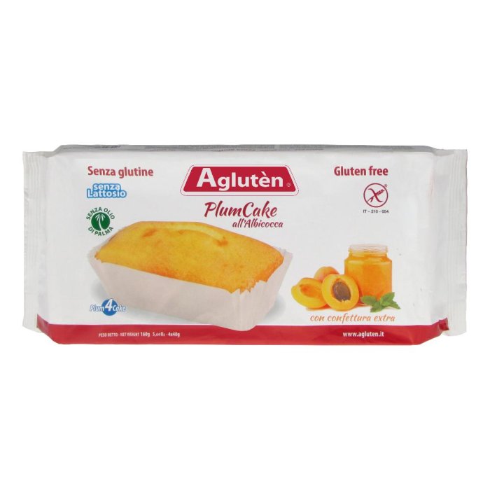 Nove Alpi Agluten Plum Cake Albicocca 160 G