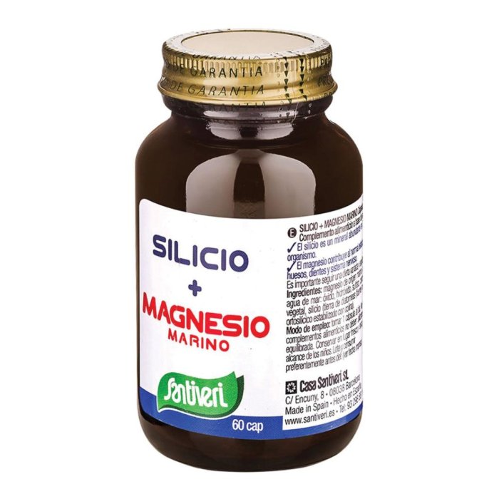 Santiveri Sa Silicio + Magnesio Marino 60 Capsule 28 G