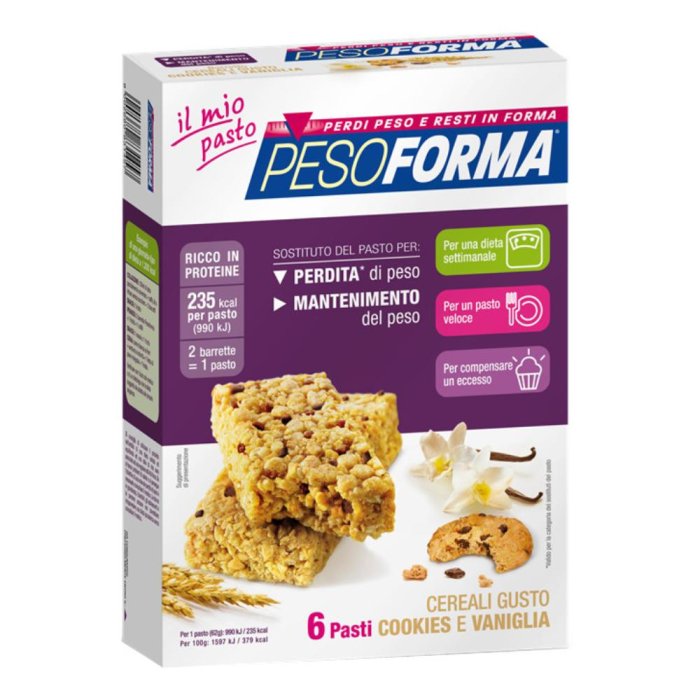 PESOFORMA Barr.CookiesVan.12pz