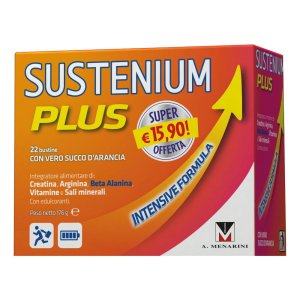 Sustenium Plus Energia Vitalità Menarini Integratore Alimentare 22 Buste