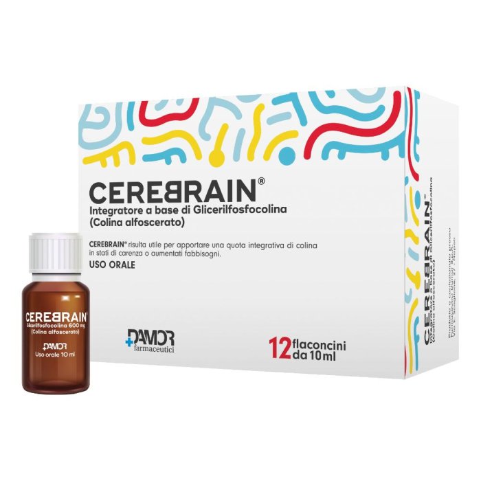 Cerebrain 12 Flaconcini 10 ml Integratore per Funzioni Cognitive