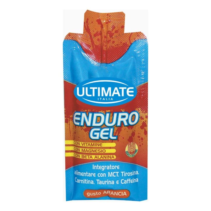Ultimate Enduro Gel gusto arancia 35 ml - integratore energetico in bustina per resistenza e performance