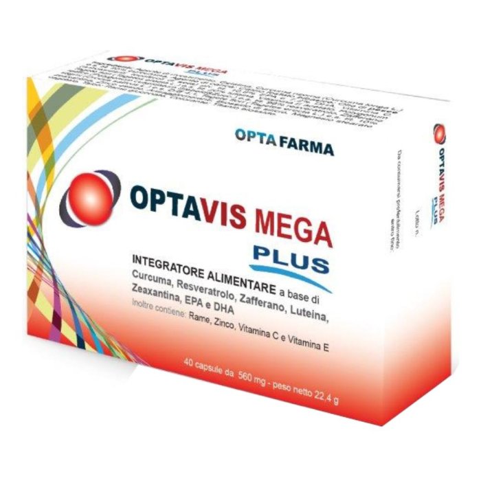 Optavis Mega Plus Integratore Vista e Salute degli Occhi 40 Capsule