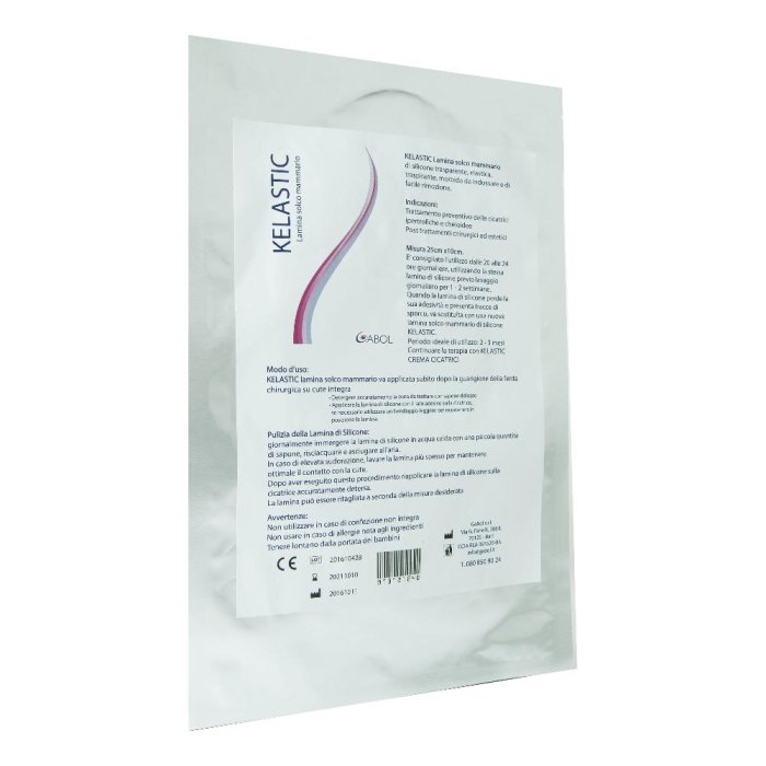 Kelastic solco mammario 25 x 10 cm supporto elastico per solco mammario