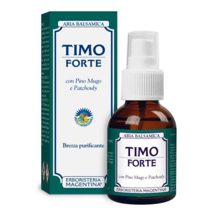 Timo Forte Aria Balsamica 50 ml – Spray Balsamico al Timo per Respirazione Libera e Benessere delle Vie Respiratorie