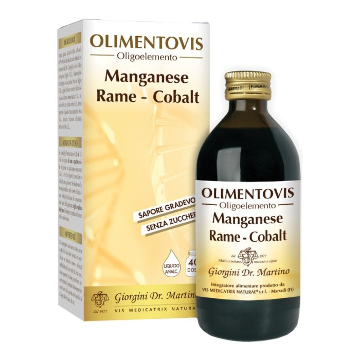 Olimen Manganese Rame Cobalto Integratore Oligoelementi Liquido 200 Millilitri
