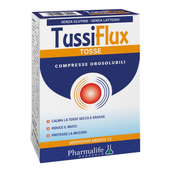 Pharmalife Research Tussiflux Tosse Dispositivo Medico 30 Compresse Orosolubili