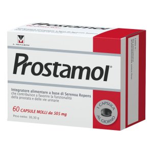Prostamol: 60 capsule molli con Serenoa per prostata e per vie urinarie