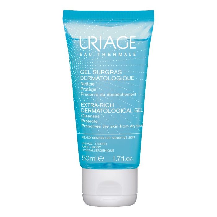 Uriage Laboratoires Dermatologiques Igiene Viso e Corpo Gel Surgras Detergente Dermatologico 50 ml