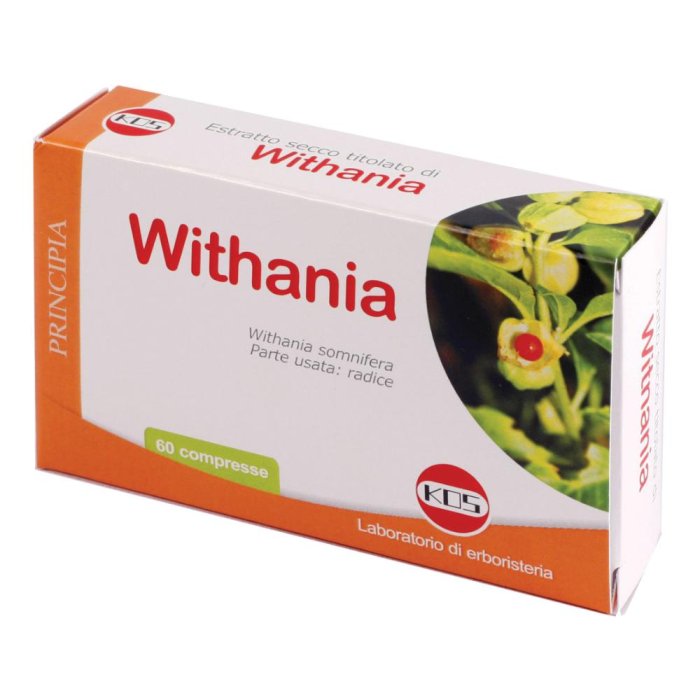 Kos Withania Estratto Secco Integratore Tonico Adattogeno 60 Compresse