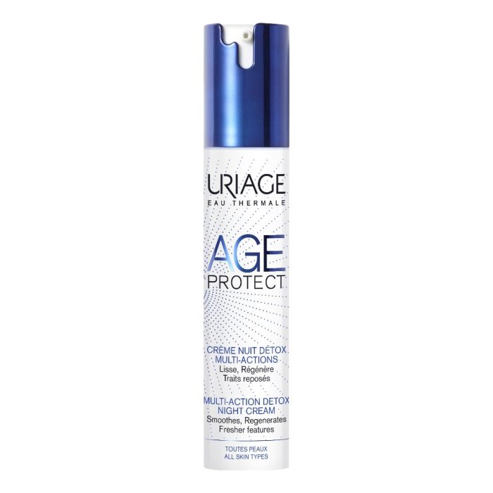 Uriage Laboratoires Dermatologiques Trattamenti Viso Age Protect Crema Notte Detox 40 ml