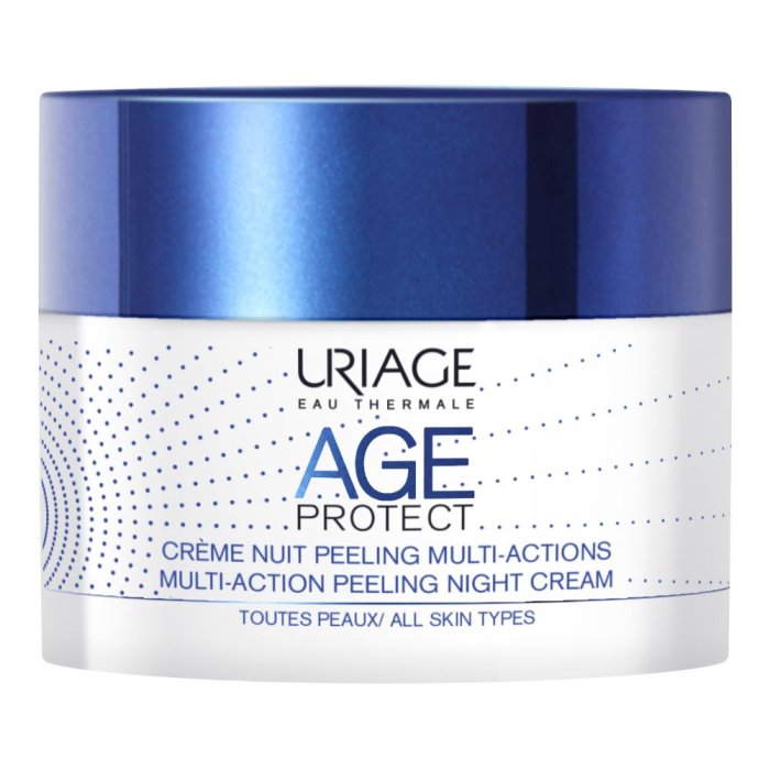 Uriage Laboratoires Dermatologiques Trattamenti Viso Age Protect Crema Notte Peeling 50 ml