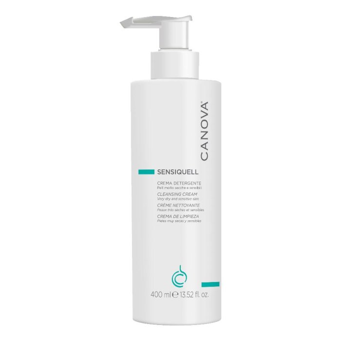 Canova Sensiquell Crema Detergente Viso per Pelli Sensibili e Intolleranti 400 Millilitri