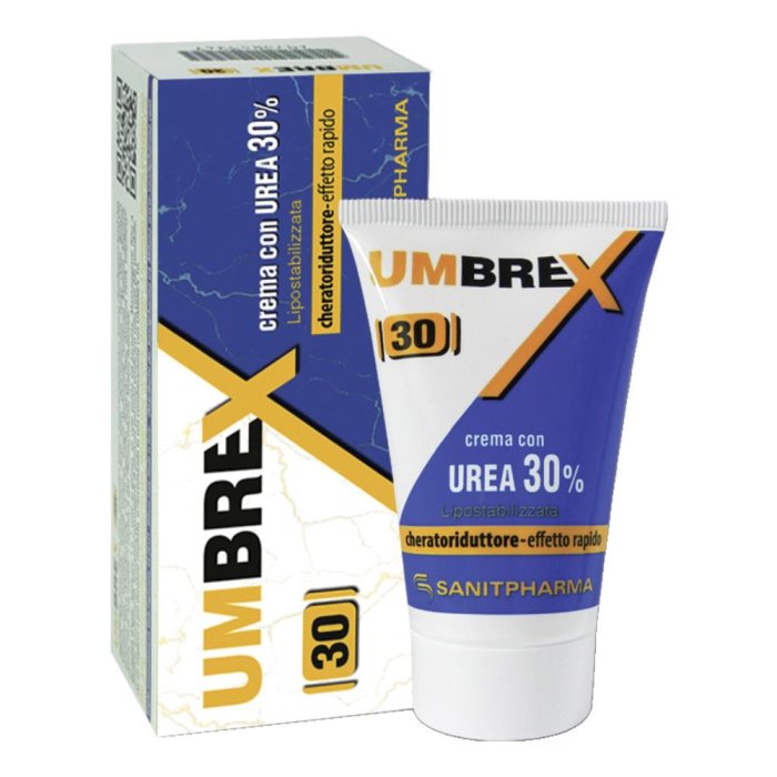 Sanitpharma Umbrex - 30 Crema con urea Trattamento Cheratoriduttore 50 ml